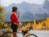 Riding In Canmore with Fall Colours Along the River